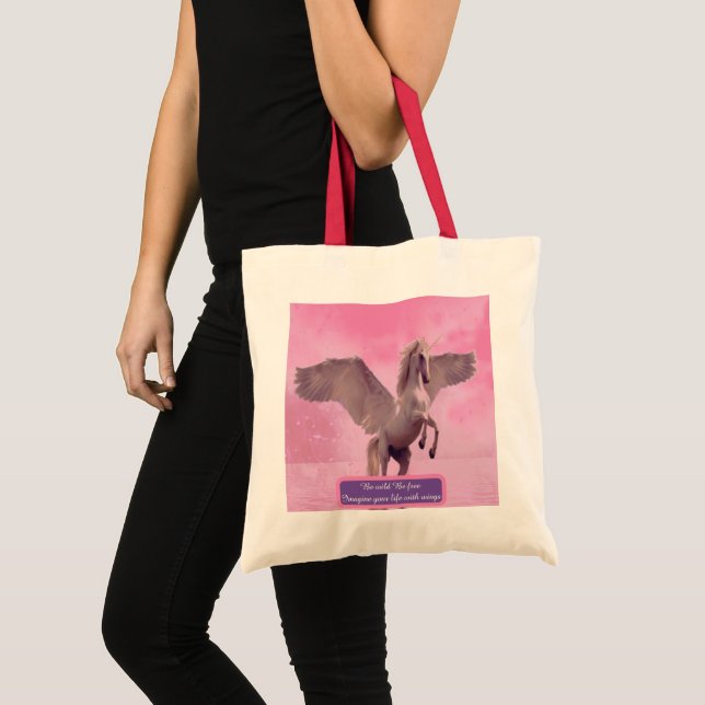 Pegasus Be wild Be free  Tote Bag (Front (Product))