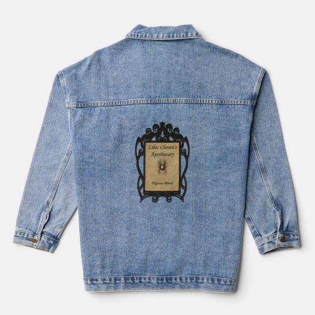 Pegasus Blood Denim Jacket (Back)