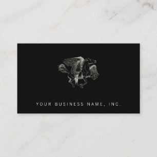 Pegasus Distressed Vintage Illustration Business Card