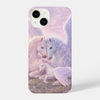 Pegasus Family Dream – Soft Fantasy Art  iPhone 14 Case