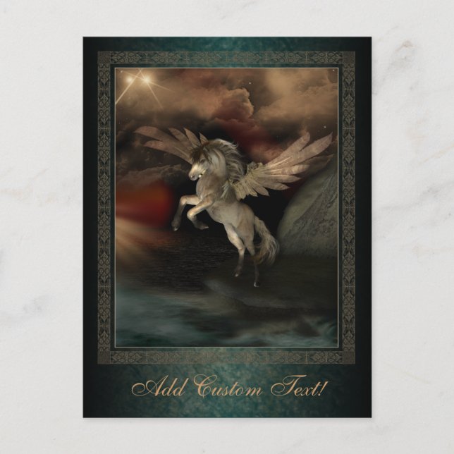 Pegasus Fantasy Art Postcard (Front)