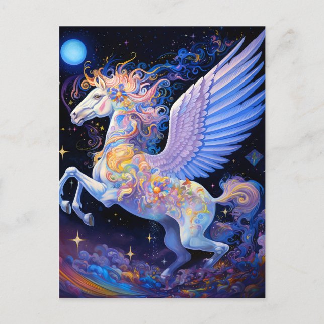 Pegasus Fantasy Art Postcard (Front)