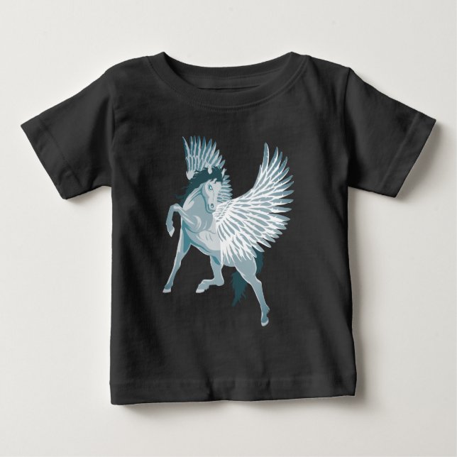 Pegasus Greek Mythology Winged Horse Baby T-Shirt (Front)