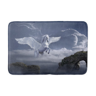Pegasus in Flight Bath Mat