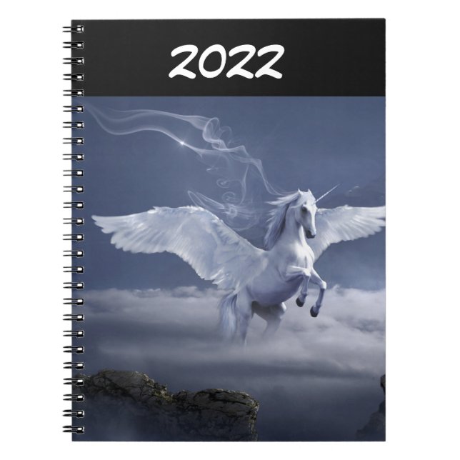 Pegasus in Flight  Notebook (Front)