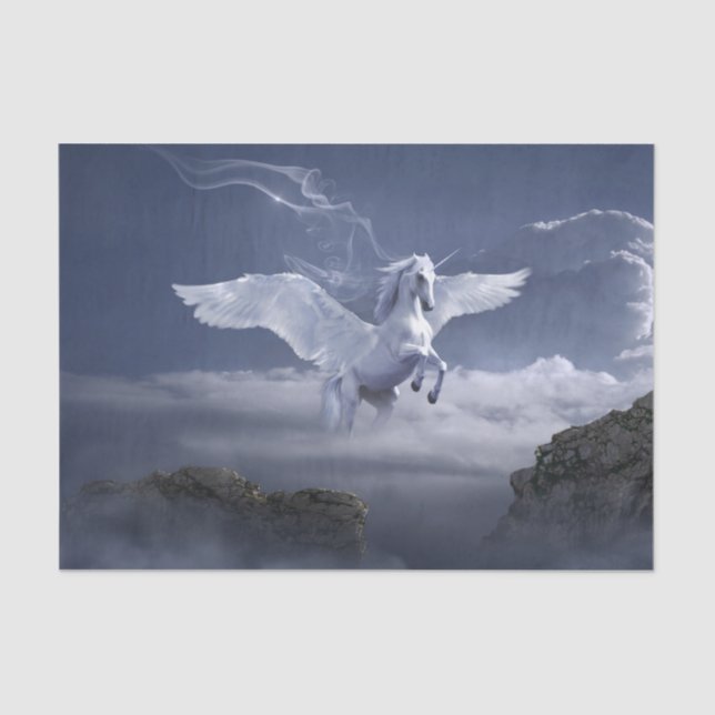 Pegasus in flight      tissue paper (Front)