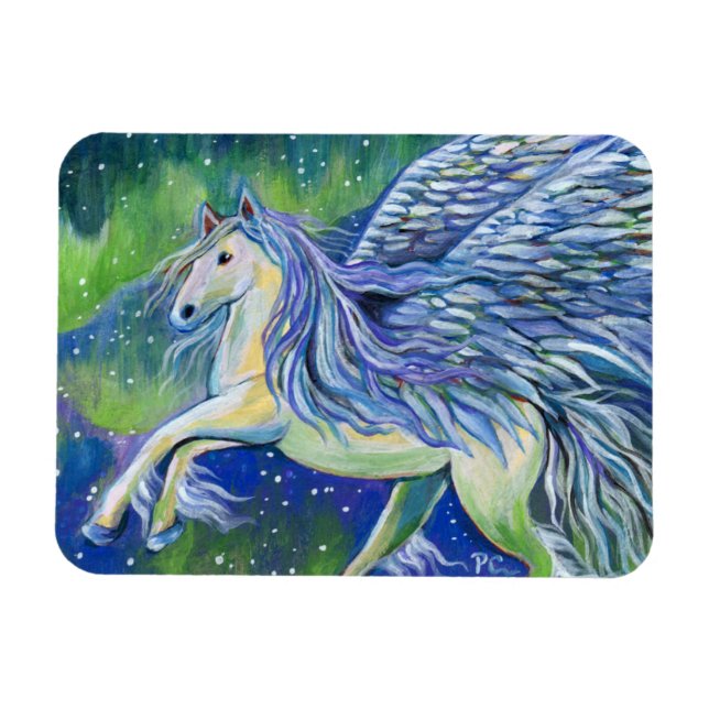 Pegasus In Northern Light Magnet (Horizontal)