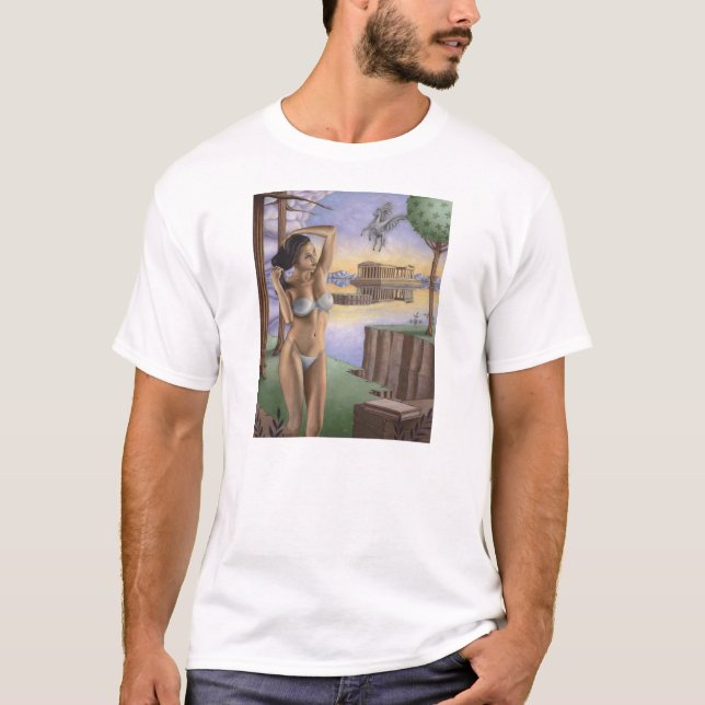 Pegasus: Men's Basic T-Shirt (Front)