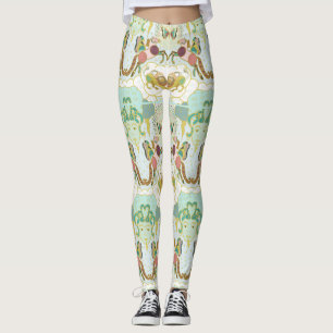 Pegasus Mythomorphosis With Medusa and Chimera Leggings