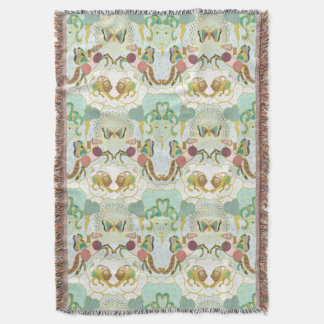 Pegasus Mythomorphosis With Medusa and Chimera Throw Blanket