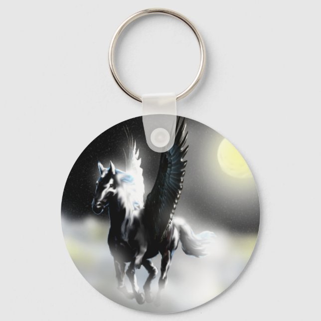 Pegasus of the Moon Key Ring (Front)