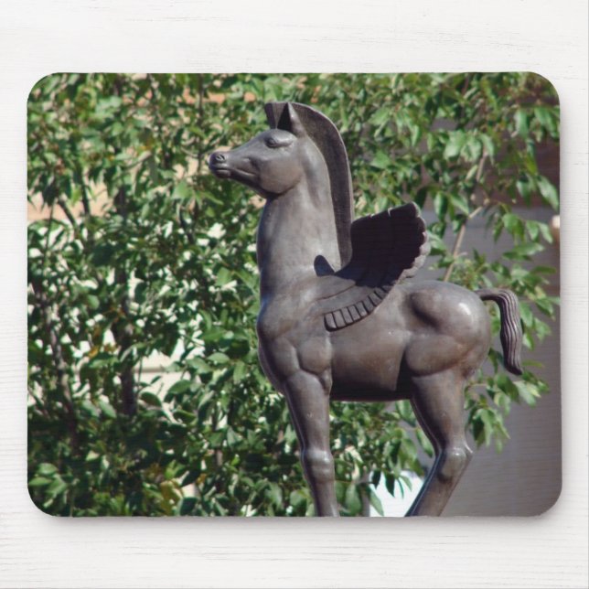 Pegasus On the Plaza Mouse Pad (Front)