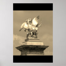 Pegasus Pont Alexandre statue sculpture Paris Pont