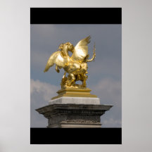 Pegasus Pont Alexandre statue sculpture Paris Pont