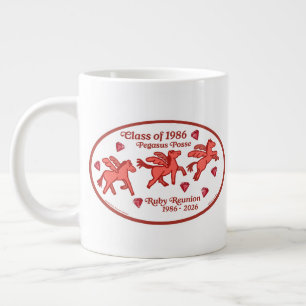 Pegasus Posse Ruby Reunion Large Coffee Mug
