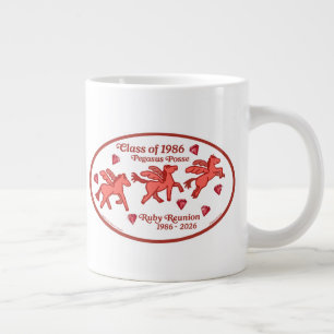 Pegasus Posse Ruby Reunion Large Coffee Mug