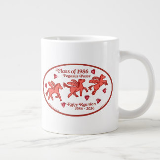 Pegasus Posse Ruby Reunion Large Coffee Mug
