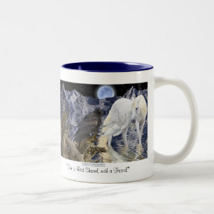 PEGASUS & RAVEN FRIEND Fantasy Art Mug