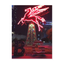 Pegasus Red Flying Horse in Dallas