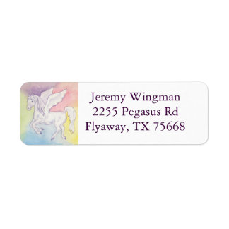 Pegasus Return Address Label