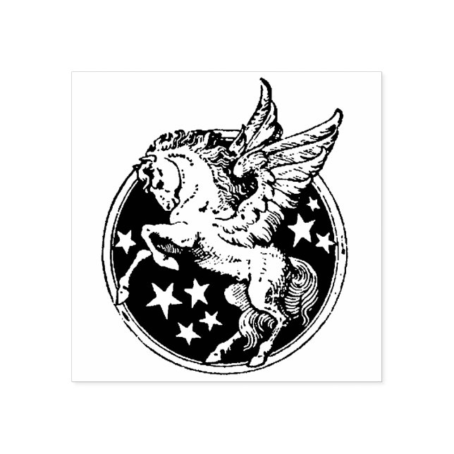 Pegasus Rubber Stamp (Imprint)