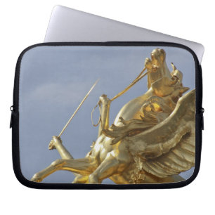 Pegasus statue at the Pont Alexander III bridge Laptop Sleeve