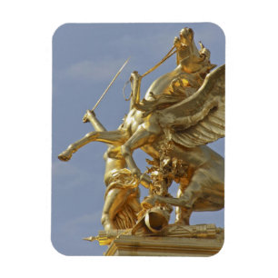 Pegasus statue at the Pont Alexander III bridge Magnet