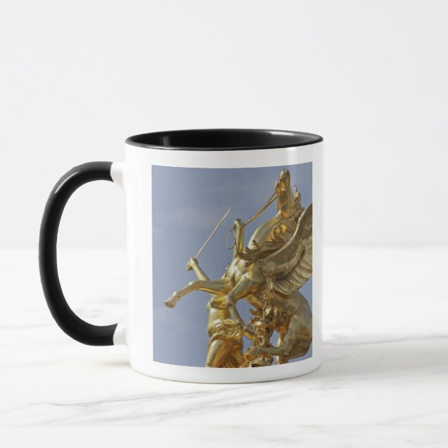 Pegasus statue at the Pont Alexander III bridge Mug (Left)