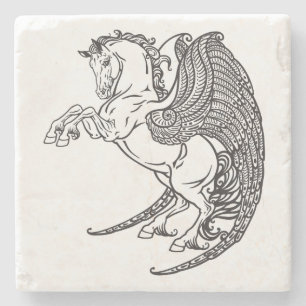 pegasus stone coaster