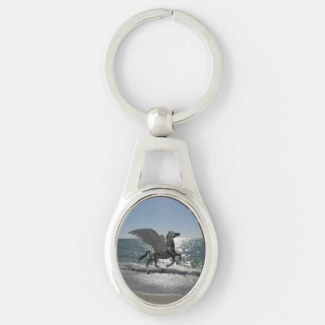 Pegasus Taking Flight Key Ring (Front)