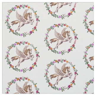 Pegasus the Winged Horse of Greek Mythology Fabric