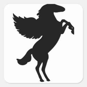 Pegasus the Winged Horse Square Sticker