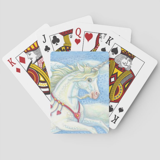 PEGASUS UNICORN Deck Of POKER CARDS Custom (Back)