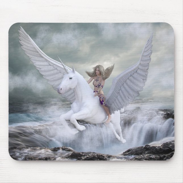 Pegasus Unicorn Mouse Pad (Front)