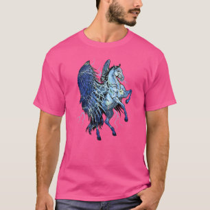 Pegasus Unicorns Horses Lightning Pegasos Girls Ch T-Shirt