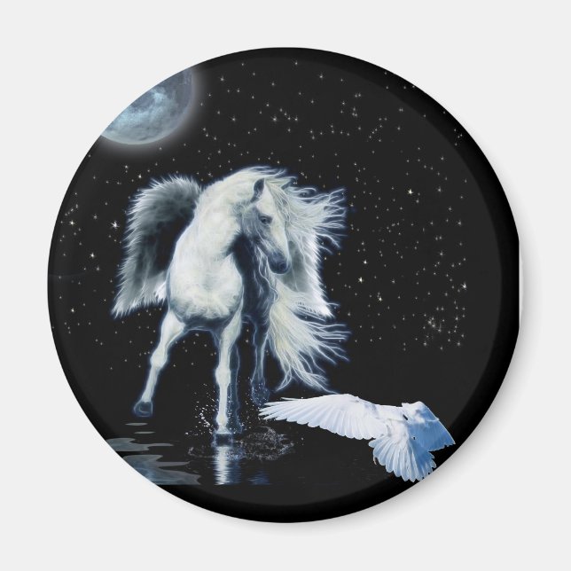 PEGASUS & WHITE RAVEN Collection Magnet (Front)