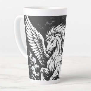 Pegasus — Winged Herald of the Storm Latte Mug