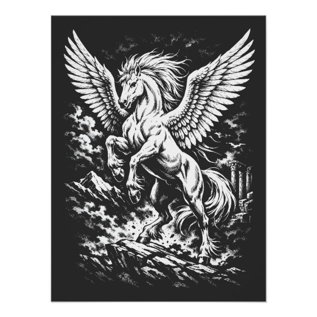 Pegasus — Winged Herald of the Storm Poster (Front)
