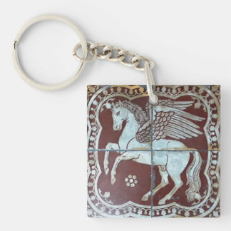 Pegasus Winged Horse Key Ring