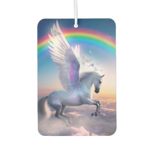 Pegasus with Rainbow Car Air Freshener