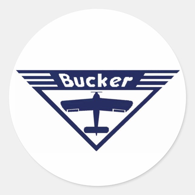 Pegatina BUCKER Classic Round Sticker (Front)