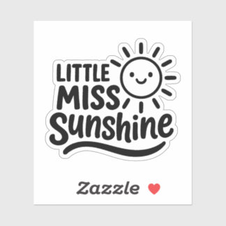 Pegatina con forma – Little Miss Sunshine