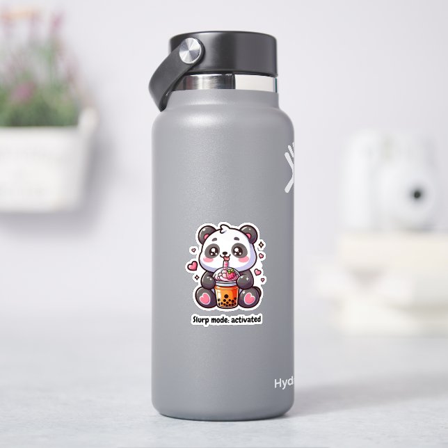 Pegatina Osito Panda Boba Tea (HydroFlask)
