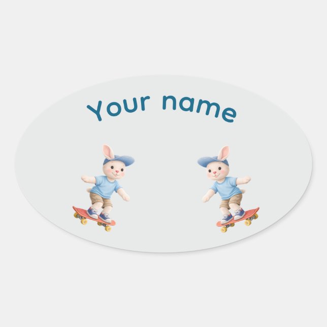 Pegatina Ovalada Sweet Collection Oval Sticker (Front)