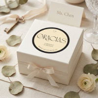 Pegatina Redonda de Boda Spanish Wedding Favour