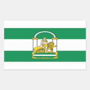 Pegatinas Andalucía Rectangular Sticker