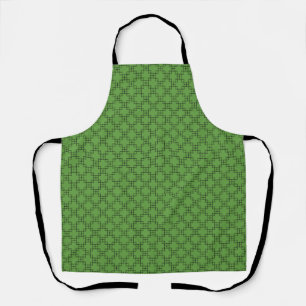 Peggy Ann All Over Black Green St Patrick's Apron
