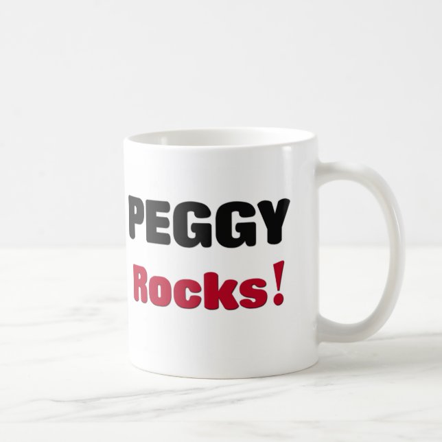 Peggy Rocks Coffee Mug (Right)