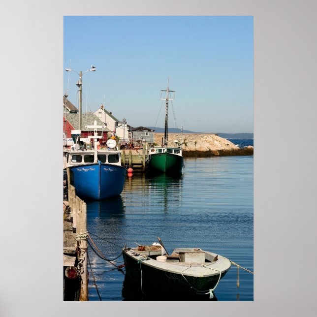 Peggy's Cove Inlet Poster (Front)