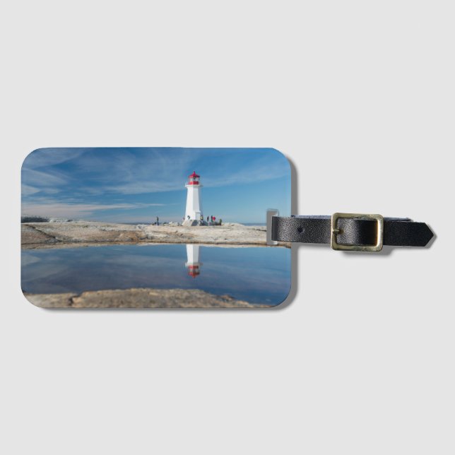 Peggy'S Cove Lighthouse | Canada Luggage Tag (Front Horizontal)
